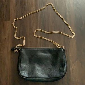 Forever 21 gold chain purse